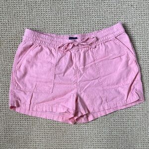 J. Crew Peach Linen Women's Cargo Shorts